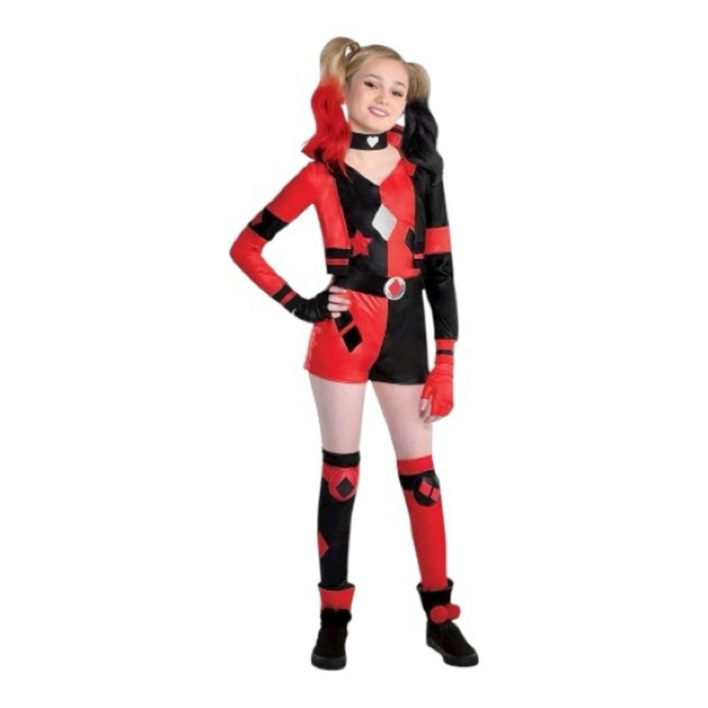 DC Comics Batman Harley Quinn Girl’s Halloween Costume